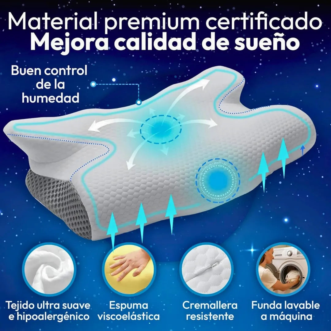 SomaiaSleep™ Almohada Cervical + Funda Gratis (Copia)